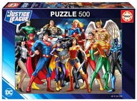 Puzzle - Educa, Puzzle, Liga Sprawiedliwości, 500 el. - miniaturka - grafika 1