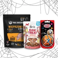 Przysmaki dla psów - Paka Zwierzaka - Karma sucha SH Wieprzowina z dynią "L" 1,5kg + przysmak + piłka - miniaturka - grafika 1