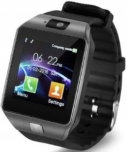 Smartwatch DZ-09 Zegarek Smart Watch Czarny - Baterie i akcesoria - miniaturka - grafika 1
