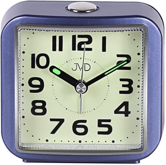 Budzik JVD SRP8204.1 8 cm drzemka podświetlenie cichy chód .
