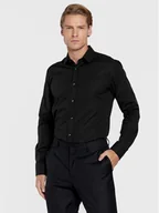 Koszule męskie - Hugo Koszula Elisha02 50479396 Czarny Slim Fit - miniaturka - grafika 1