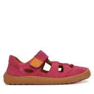 Buty dla dziewczynek - Sandały Froddo Barefoot Elastic Sandal G3150262-12 D Różowy - miniaturka - grafika 1