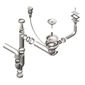 Odpływy liniowe - Alveus Syfon pojedynczy z odpływem automatyczny 3 1/2 POP-UP (1105297) - miniaturka - grafika 1