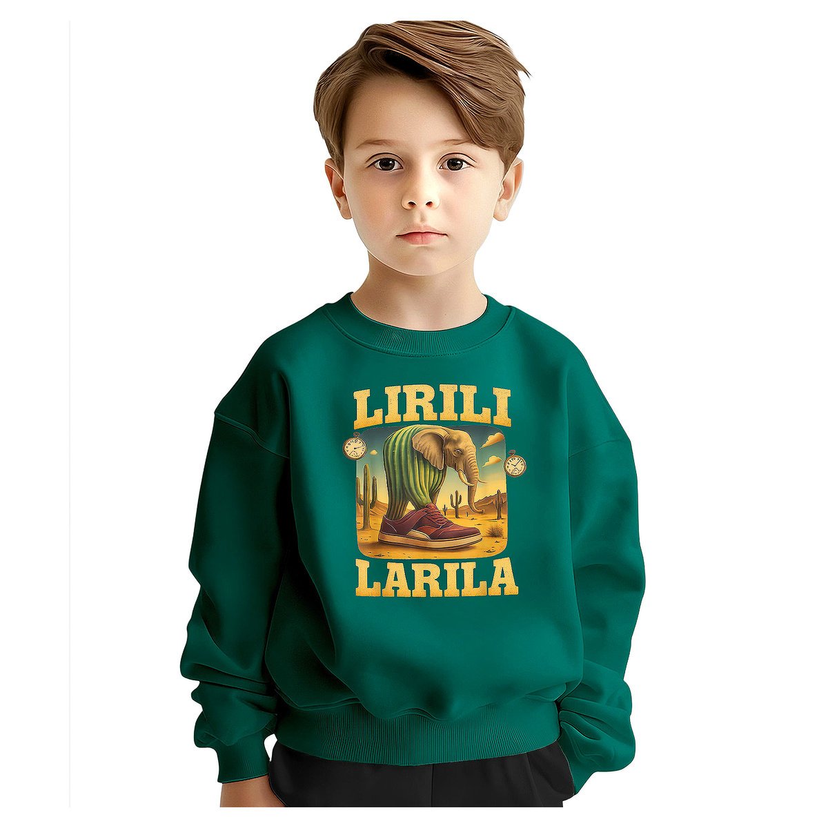 BLUZA DZIECIĘCA BRAINROT LIRILI LARILA 110-116 DLA CHŁOPCA DZIEWCZYNKI