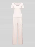 Bielizna nocna - Piżama z wyhaftowanym logo model ‘CARRIE’ - miniaturka - grafika 1