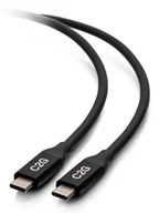 Kable komputerowe i do monitorów - C2G C2G28878 kabel USB USB4 Gen 2x2 1,01 m USB C Czarny - miniaturka - grafika 1