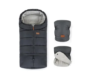 PETITE&MARS - ZESTAW Śpiworek dziecięcy 3w1 JIBOT + ocieplacze do wózka JASIE szary - Akcesoria do wózków PETITE&MARS - ZESTAW Śpiworek dziecięcy 3w1 JIBOT + ocieplacze do wózka JASIE szary - Akcesoria do wózków - miniaturka - grafika 1