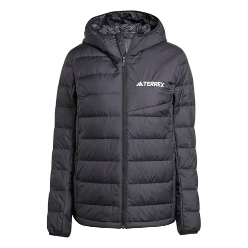 adidas Kobiety Terrex Multi Light Down CLIMAWARM Hooded Jacket, Black, S