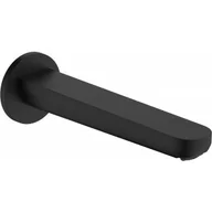 Wylewki do baterii - HANSGROHE 72430670 Rebris S Wylewka wannowa Czarny Matowy - miniaturka - grafika 1
