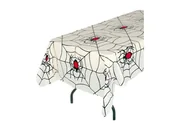 Halloween - Guirca Biały obrus Pajęcza Sieć - 135x270 cm - 1 szt. GU26330 - miniaturka - grafika 1