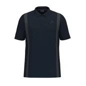 Koszulki sportowe męskie - Koszulka męska Head CLUB 25 TECH Polo Shirt Men NV XXL - miniaturka - grafika 1