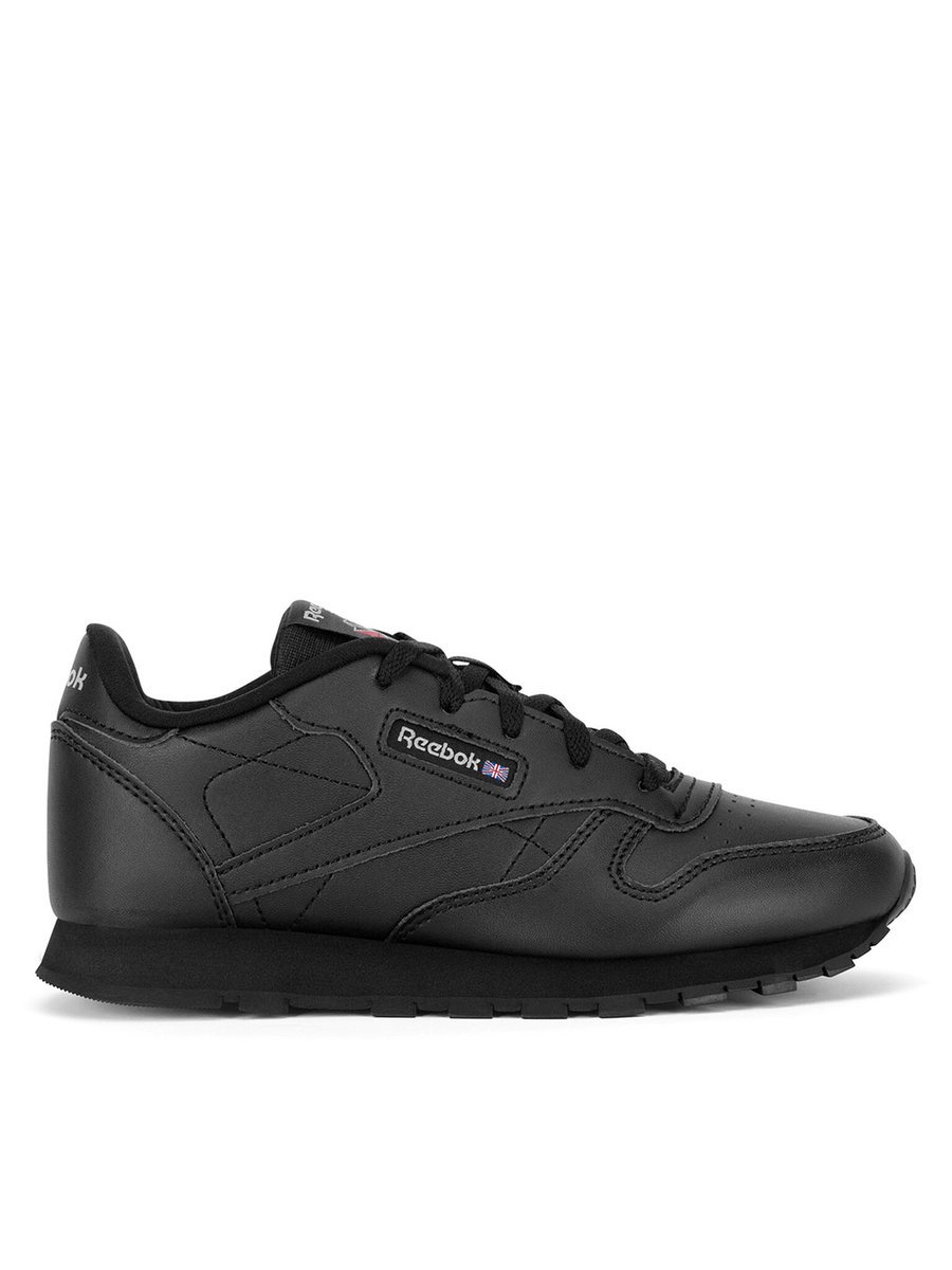 Reebok Sneakersy Chłopiec Czarny REEBOK-EO-CLASSIC LEATHER 100000116 Czarny