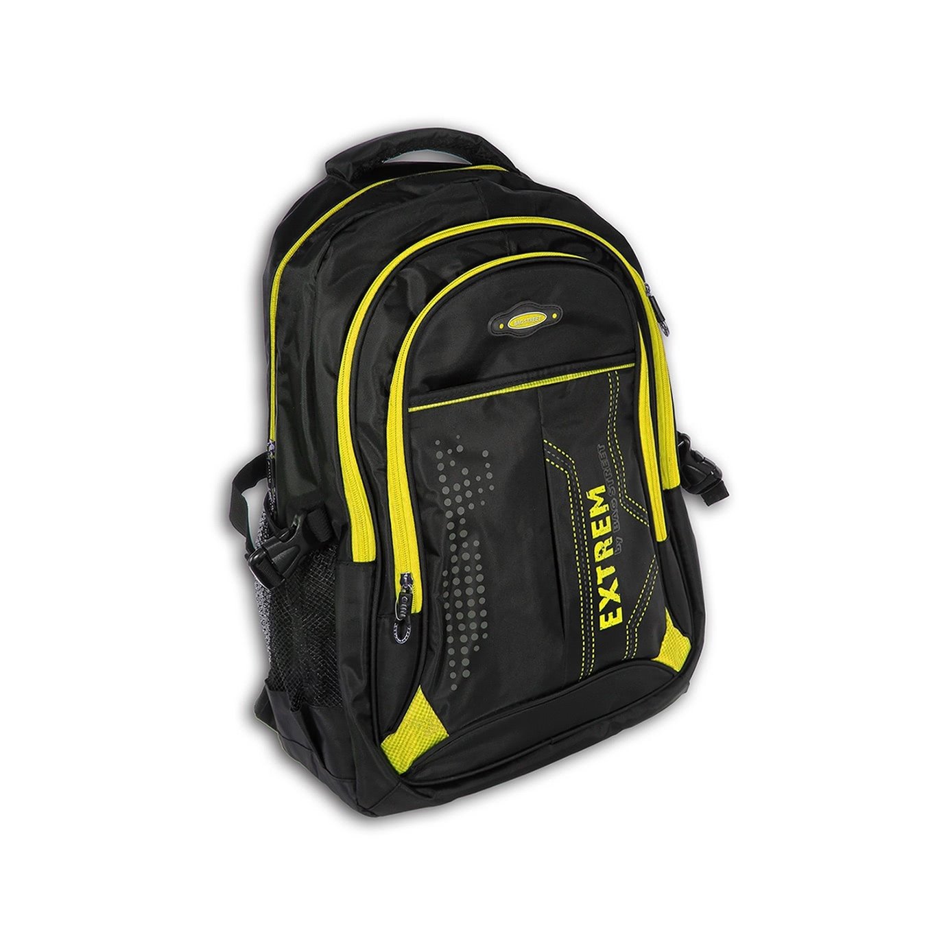 Torba Street syntetyczny plecak damski męski sportowy czarny żółty D2OTJ605Y