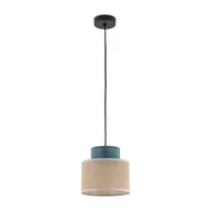 Lampy sufitowe - Dziecięca lampa wisząca w stylu boho TK 3257 z serii DUO JUTA - miniaturka - grafika 1