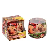 Świece - Świeca zapachowa w szkle Christmas Time pomarańcza - miniaturka - grafika 1