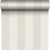 Tapety - Tapeta w pasy Rinnia beżowa winylowa na flizelinie - miniaturka - grafika 1