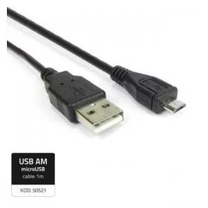 Qoltec 50521 Kabel Usb 2.0 A męska / Micro Usb męs - Adaptery i przejściówki - miniaturka - grafika 1