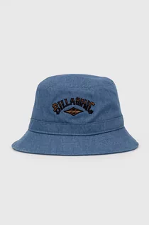 Czapki męskie - Billabong kapelusz jeansowy kolor niebieski bawełniany - grafika 1