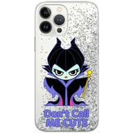 Etui i futerały do telefonów - Etui płynny brokat do Apple IPHONE 13 PRO MAX Disney: Diabolina 003 oryginalne i oficjalnie licencjonowane, Srebrny - miniaturka - grafika 1