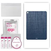 Akcesoria do tabletów i e-booków - folia naklejka skórka strukturalna na TYŁ do Apple iPad Air 13 6 gen. 2024 - Tkanina Granatowa - apgo SKINS - miniaturka - grafika 1