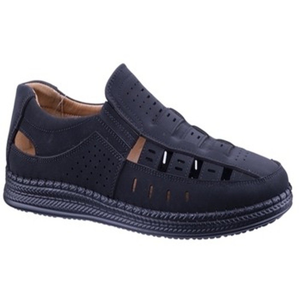 Półbuty męskie skórzane czarne rozmiar 42