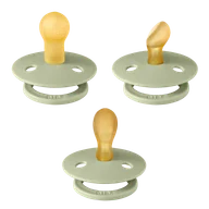 Smoczki uspokajające - Zestaw Bibs Try-It Collection Colour, smoczki uspokajające, kauczukowe, rozmiar 1, 0-6 miesięcy, Sage, 3 sztuki - miniaturka - grafika 1