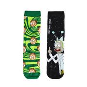 Skarpetki męskie - Cropp - 2 pack skarpetek Rick and Morty - Czarny - miniaturka - grafika 1