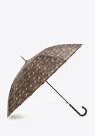 Parasole - Parasol półautomatyczny szeroki brązowo-czarny - miniaturka - grafika 1