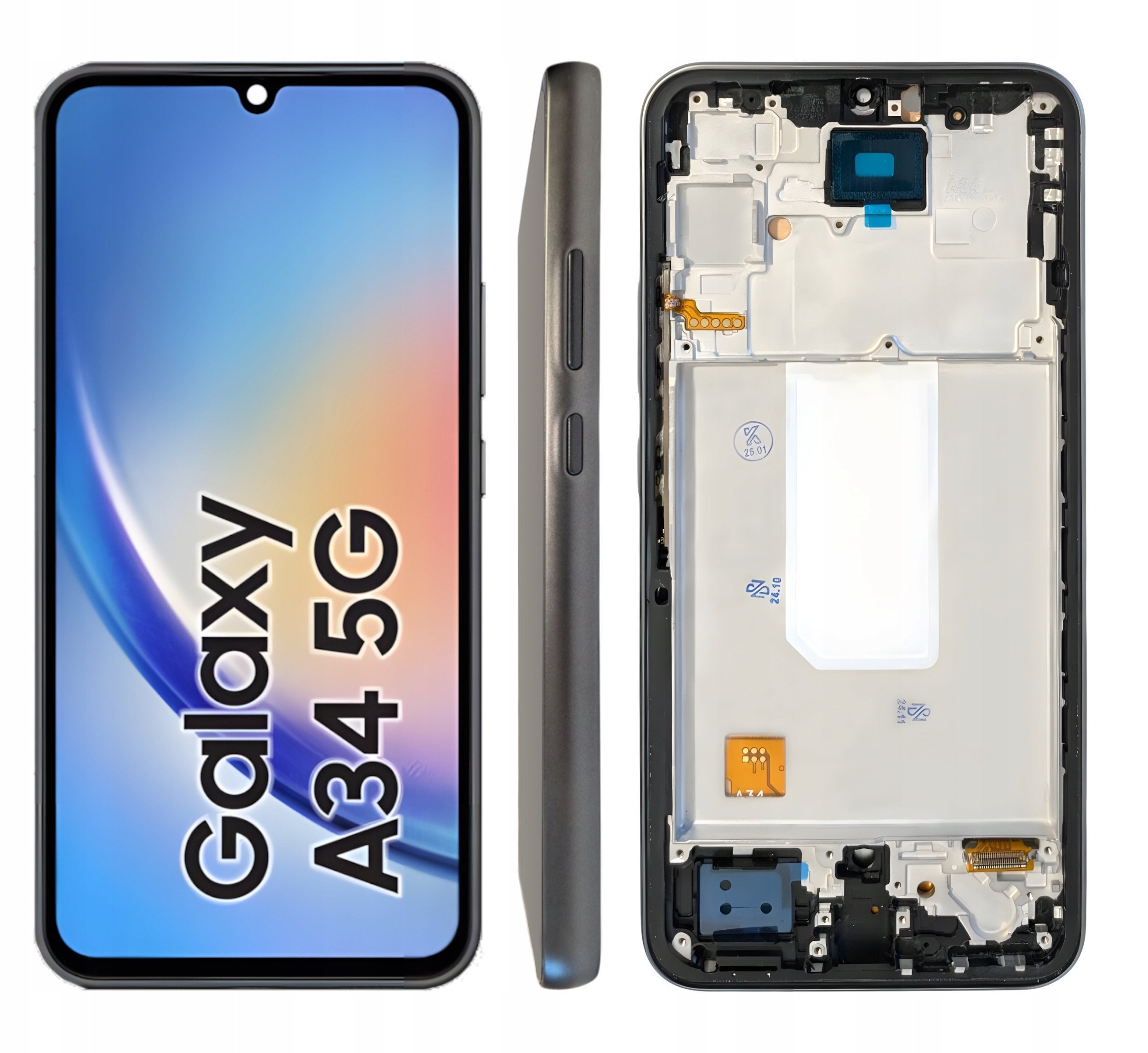 WYŚWIETLACZ EKRAN LCD DOTYK DO SAMSUNG GALAXY A34 5G INCELL RAMKA CZARNA