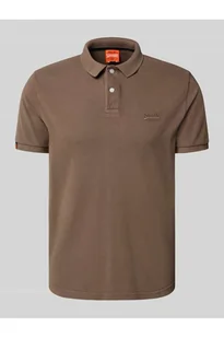 Koszulka polo o kroju regular fit z wyhaftowanym logo - Superdry - Koszulki męskie - miniaturka - grafika 1
