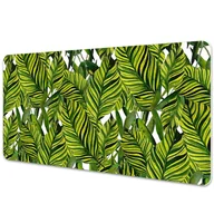 Podkładki na biurko - Mata z nadrukiem na biurko Liście Dżungla 90x45 cm - miniaturka - grafika 1