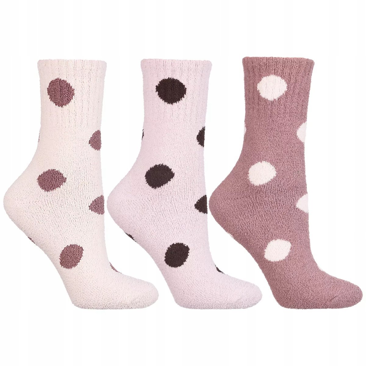 3X SKARPETKI DAMSKIE DO KOSTKI KROPKI SKARPETY KOLOROWE UROCZE MORAJ 35-38