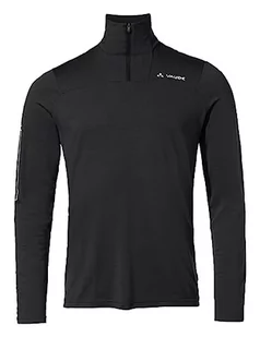 VAUDE Męski T-shirt Monviso Wool Halfzip Ls - Koszulki męskie - miniaturka - grafika 1