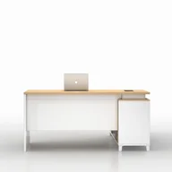 Biurka - Biurko narożne Angel Loft Work Light 160 cm - miniaturka - grafika 1