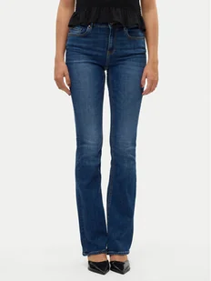 Vero Moda Jeansy Flash 10310511 Granatowy Flared Fit - Spodnie damskie - miniaturka - grafika 1