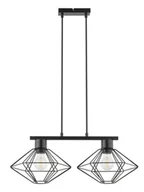 Lampy sufitowe - Vario lampa wisząca 2-punktowa czarna 40558 - miniaturka - grafika 1