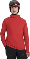 Bluzy sportowe męskie - Bluza termoaktywna męska 4F M100 czerwona 4FWAW25UBRUM100 61S S - miniaturka - grafika 1
