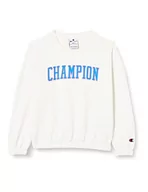 Bluzy dla dziewczynek - Champion Bluza dziecięca, uniseks, Off-white (Way), 3-4 Lat - miniaturka - grafika 1