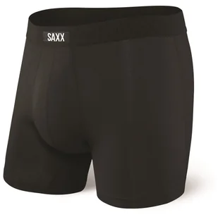Bokserki Saxx Ultra Boxer Fly (black) Rozmiar: M / Kolor: czarny - Majtki męskie - miniaturka - grafika 1