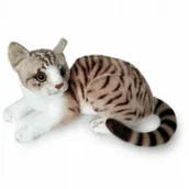 Maskotki i pluszaki - Kot biało-szary 30cm Dubi - miniaturka - grafika 1