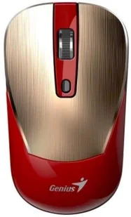 Mysz bezprzewodowa, Genius NX-7125, czerwono-z�oty, optyczna, 1200DPI - Myszki - miniaturka - grafika 1