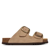 Klapki i japonki damskie - Klapki Scholl Noelle F00734 Beżowy - miniaturka - grafika 1