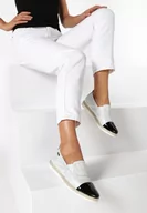 Espadryle damskie - Białe Espadryle Phia - miniaturka - grafika 1