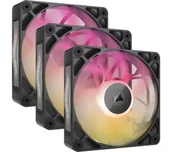 Wentylatory komputerowe - Corsair iCUE Link RX120 Max RGB PWM 120mm 3szt. Czarny - miniaturka - grafika 1