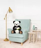 Maskotki i pluszaki - DUŻY WIELKI MIŚ PLUSZOWY GIGANT PANDA LISBONA PLUSZAK 70CM - miniaturka - grafika 1