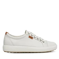 Sneakersy damskie - Sneakersy ECCO Soft 7 Ladies 43000301007 Biały - miniaturka - grafika 1