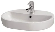 Umywalki - Umywalka Nablatowa 60 Cersanit Caspia Oval K11-0099 - miniaturka - grafika 1