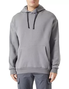 Koton Męska bluza z kapturem Kangaroo Pocket Detail Long Sleeve Hoodie, szary (031), S - Bluzy męskie - miniaturka - grafika 1