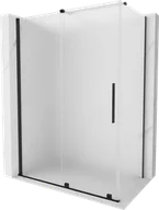 Kabiny prysznicowe - Mexen Velar kabina prysznicowa rozsuwana 160x85 cm, szron, czarna - 871-160-085-31-70 - miniaturka - grafika 1