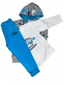 Dresy i komplety dla chłopców - dres chłopięcy komplet dresowy 3 elementy 98/104- 3/4 lata Dinozaur - F-26 - miniaturka - grafika 1